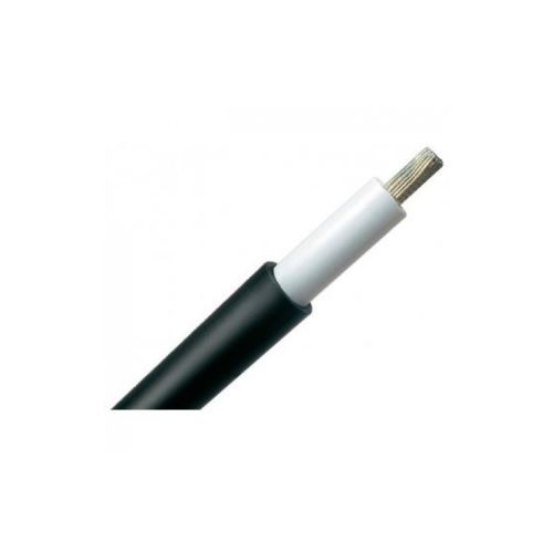 Solární kabel pr. 6 mm černý